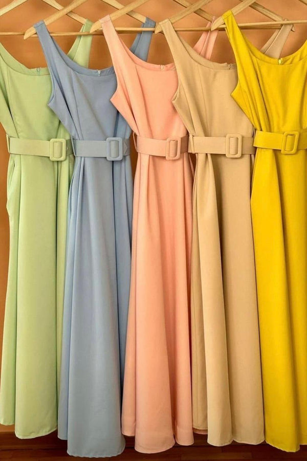 Vestido italiano midi