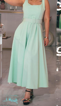 Vestido italiano midi